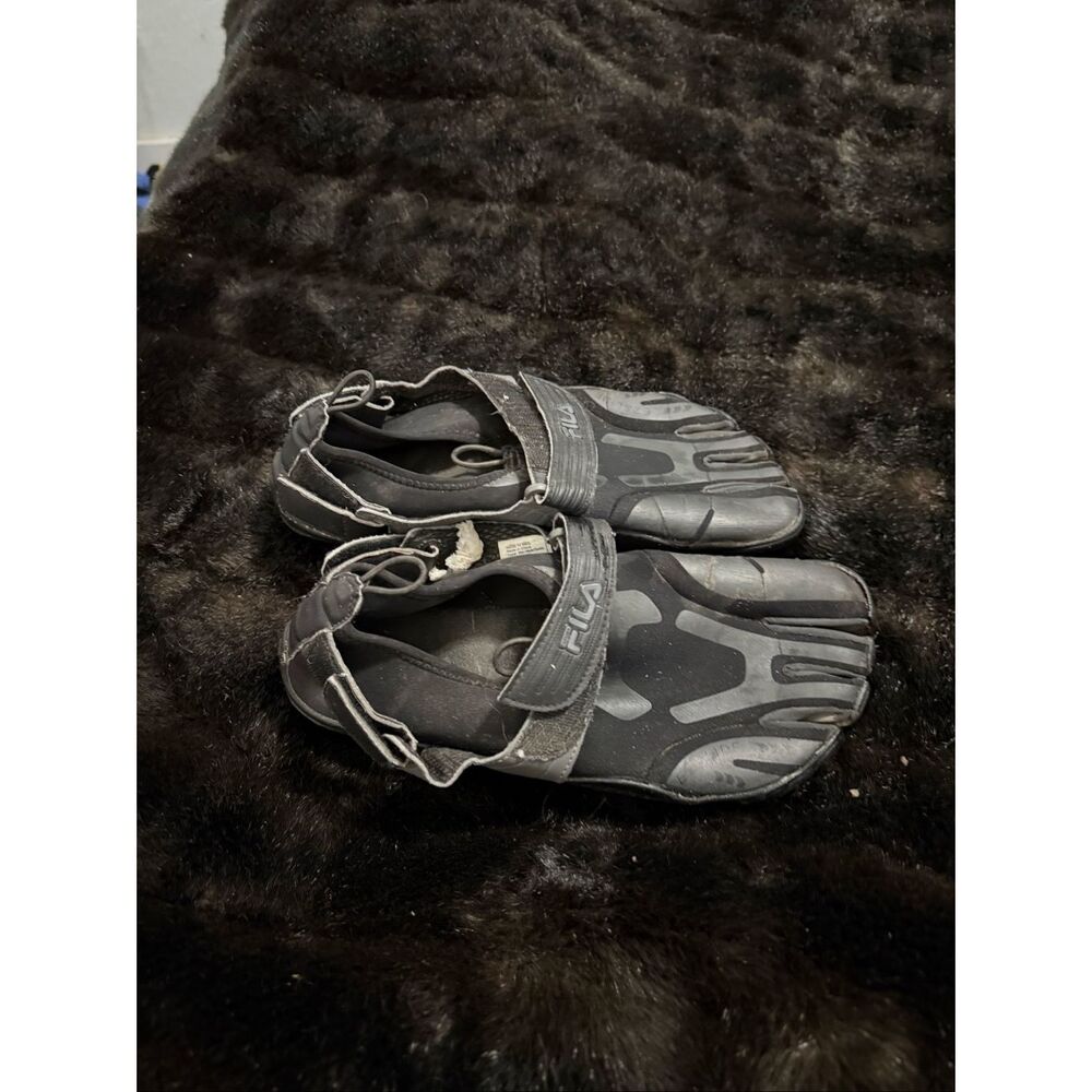 Fila Sport Skele-Toes Water Shoes Mens Size 10 Black & Pewter athletic